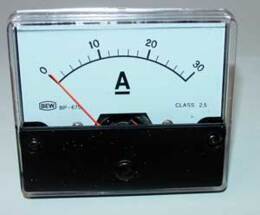 Paneelmeter 0-30 Amp-gelijkstroom