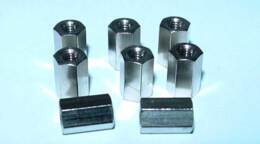 Messing M3x8 afstandbussen 8 stuks