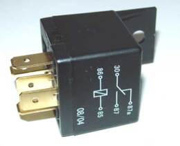 auto Relais 12 volt autotype enkelom 30A