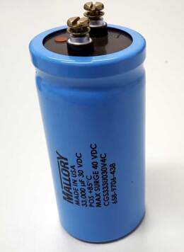 MALLORY Elco 33000uF-30Volt