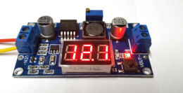 Step-Down print met LED uitlezing LM2596