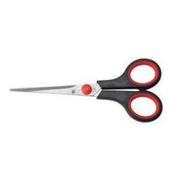 Schaar 14 cm rvs met kunststof handgreep